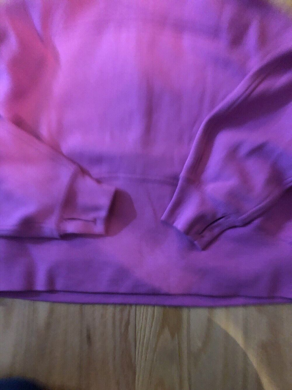 Lululemon Scuba Oversized 1/2 Zip Hoodie Pink Medium Thumbholes NWT - Picture 9 of 10